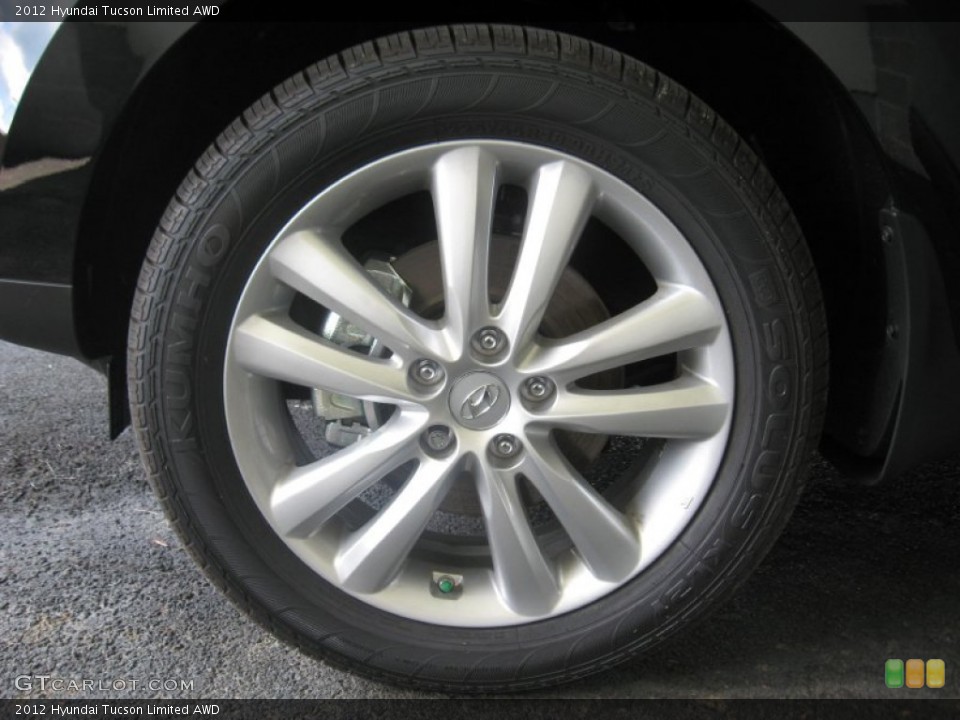 2012 Hyundai Tucson Limited AWD Wheel and Tire Photo #68580572