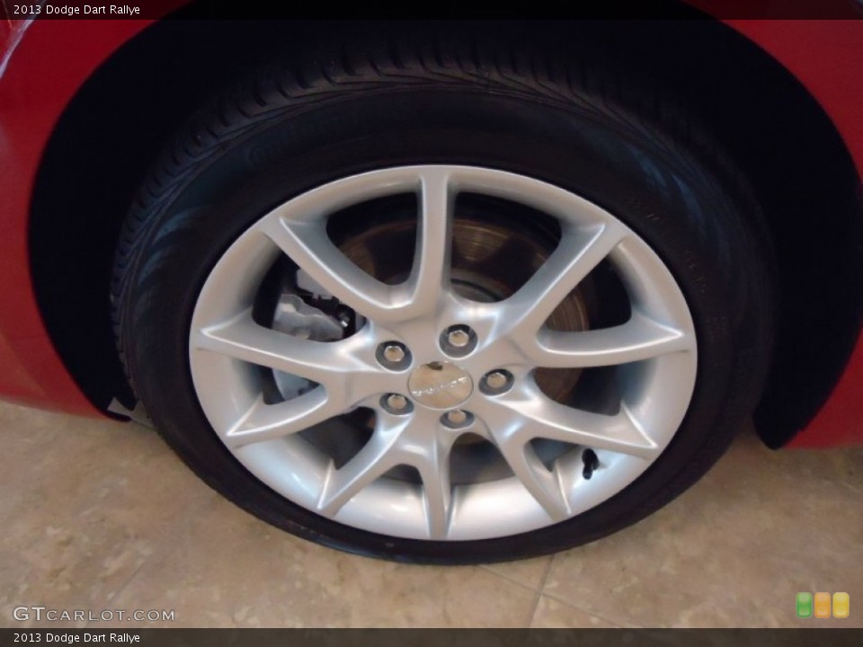 2013 Dodge Dart Rallye Wheel and Tire Photo #68580776