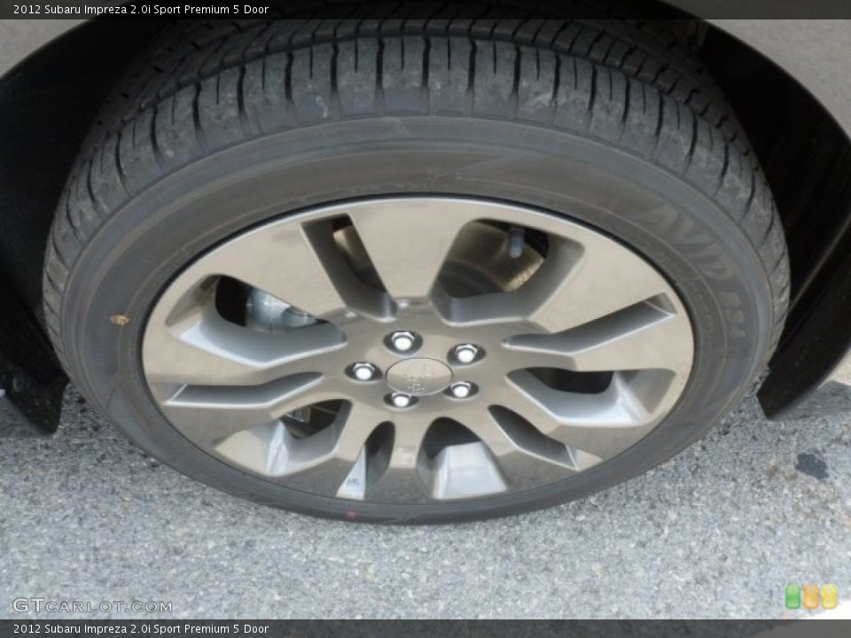 2012 Subaru Impreza 2.0i Sport Premium 5 Door Wheel and Tire Photo #68581124