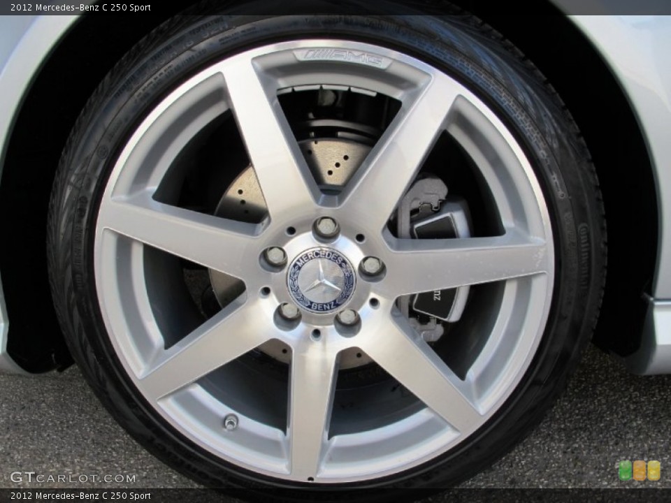 2012 Mercedes-Benz C 250 Sport Wheel and Tire Photo #68581739
