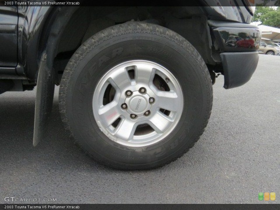 2003 Toyota Tacoma V6 PreRunner Xtracab Wheel and Tire Photo #68583149