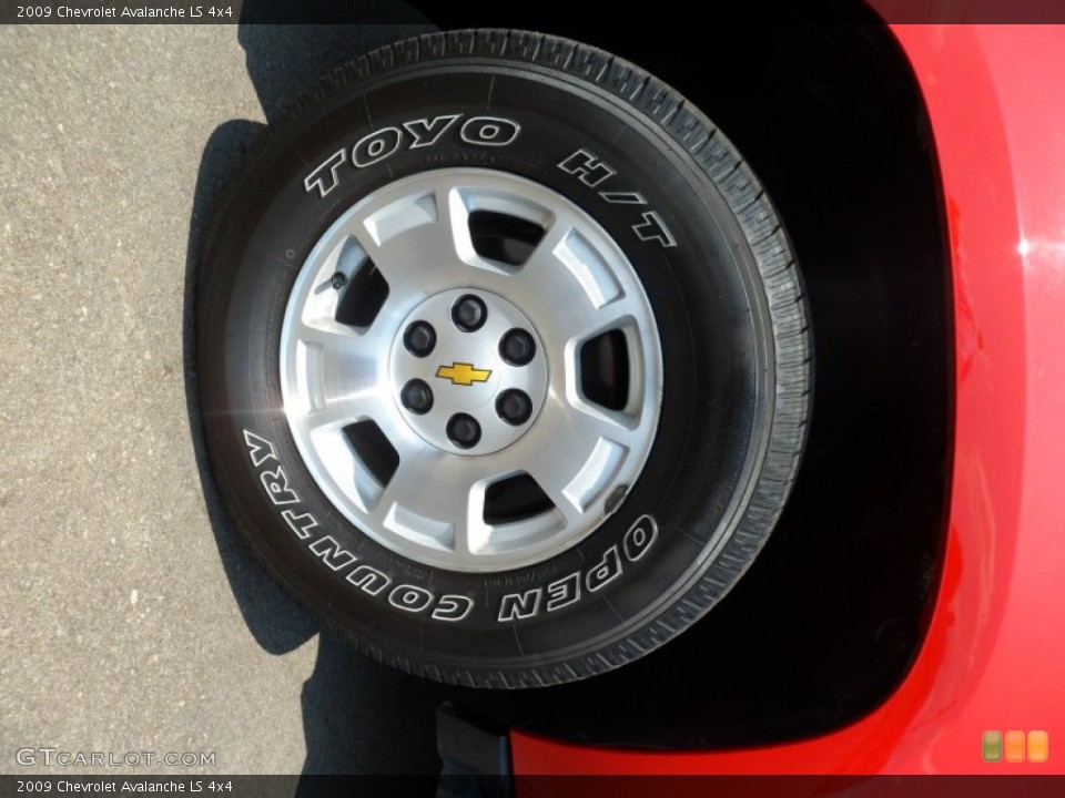 2009 Chevrolet Avalanche LS 4x4 Wheel and Tire Photo #68585051