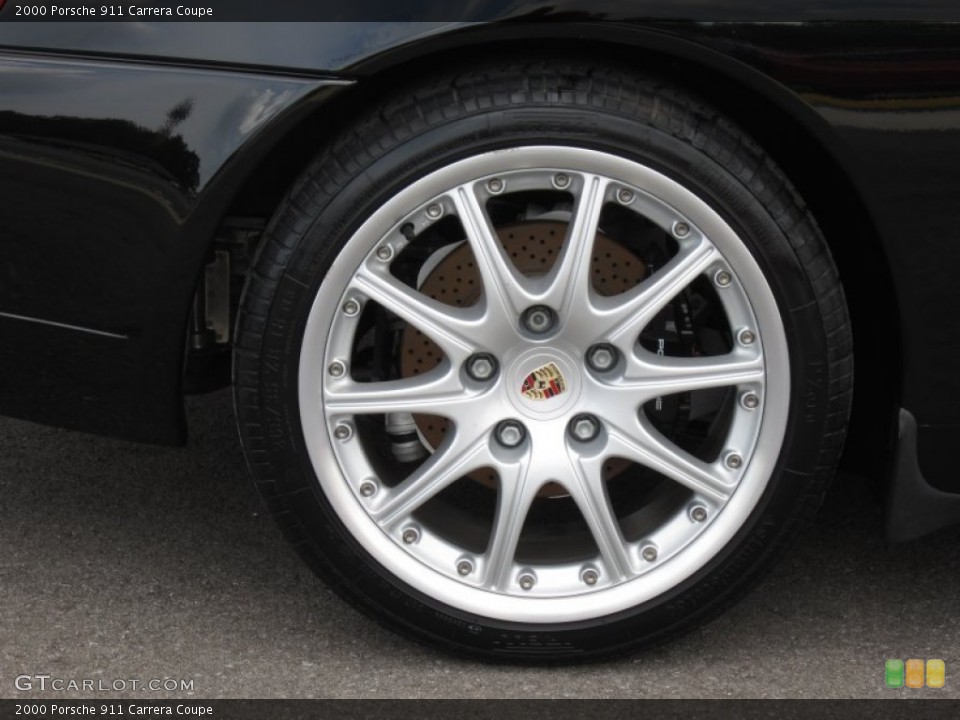 2000 Porsche 911 Carrera Coupe Wheel and Tire Photo #68586161