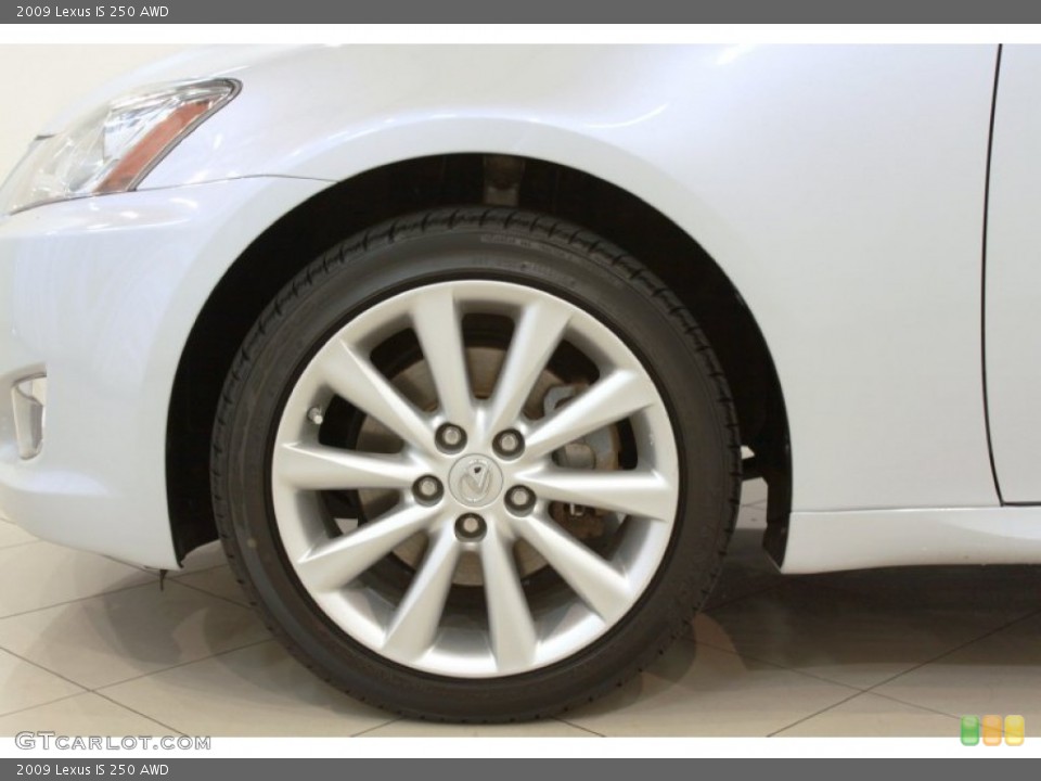 2009 Lexus IS 250 AWD Wheel and Tire Photo #68586299