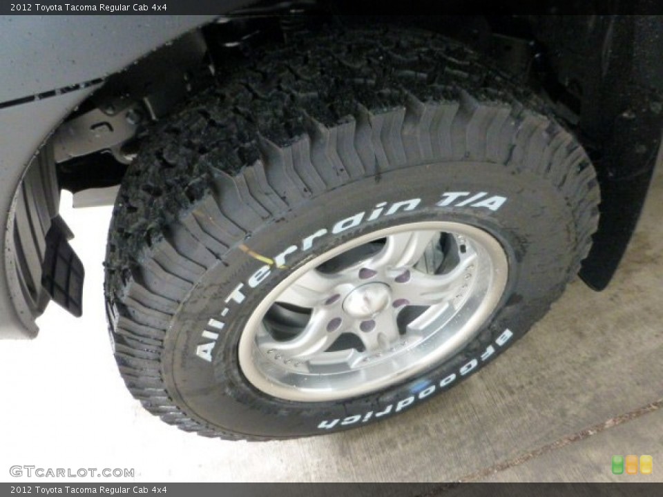 2012 Toyota Tacoma Regular Cab 4x4 Wheel and Tire Photo #68586554