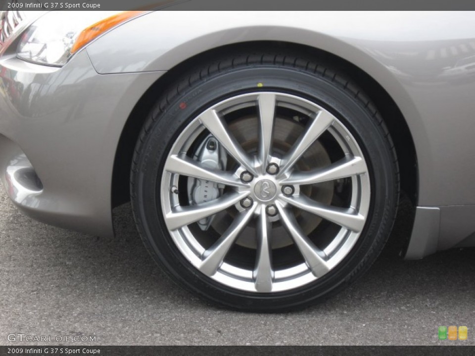 2009 Infiniti G 37 S Sport Coupe Wheel and Tire Photo #68586602