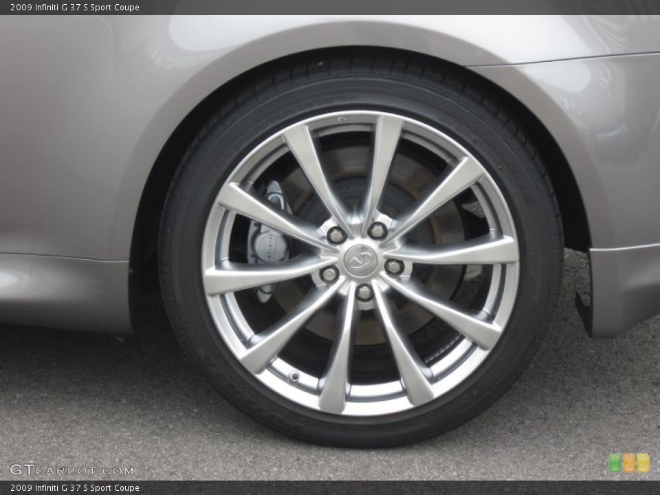 2009 Infiniti G 37 S Sport Coupe Wheel and Tire Photo #68586611