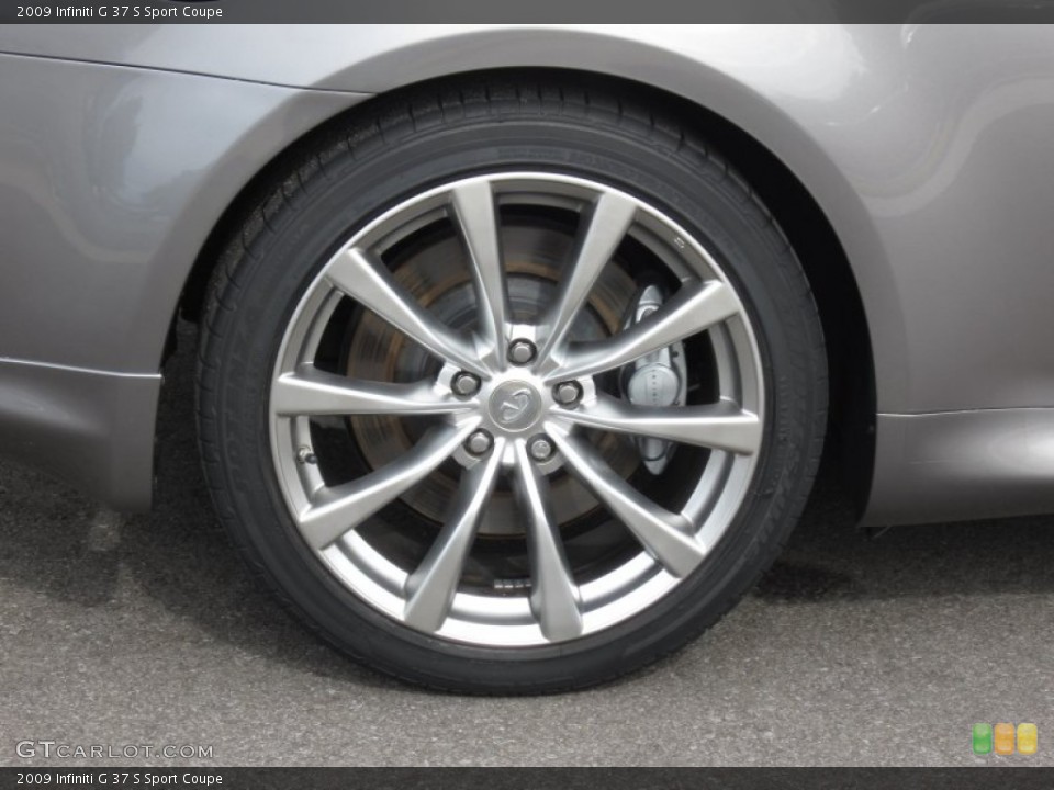 2009 Infiniti G 37 S Sport Coupe Wheel and Tire Photo #68586620