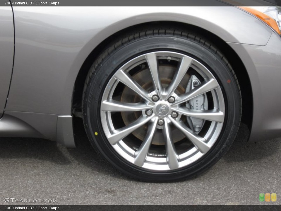 2009 Infiniti G 37 S Sport Coupe Wheel and Tire Photo #68586629