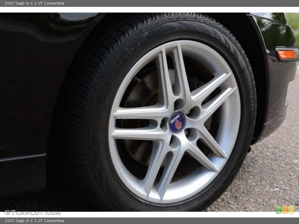 2007 Saab 9-3 2.0T Convertible Wheel and Tire Photo #68586866