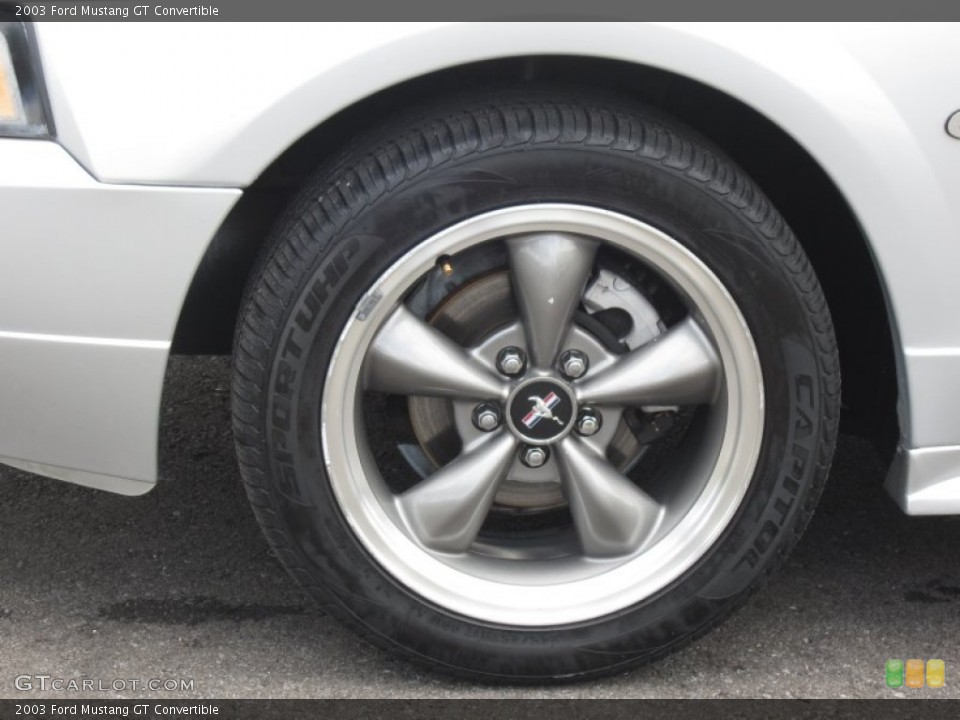 2003 Ford Mustang GT Convertible Wheel and Tire Photo #68587166