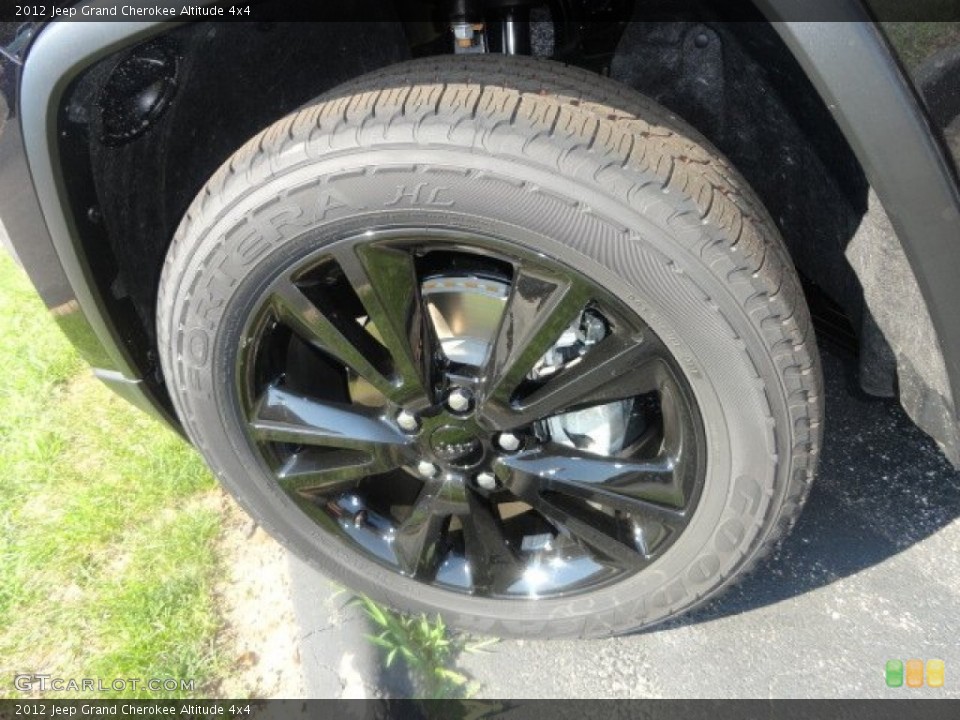 2012 Jeep Grand Cherokee Altitude 4x4 Wheel and Tire Photo #68587202