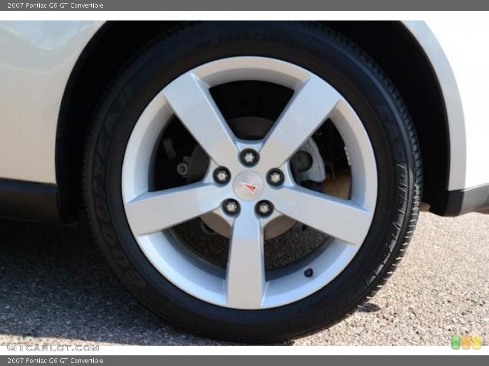 2007 Pontiac G6 GT Convertible Wheel and Tire Photo #68587427