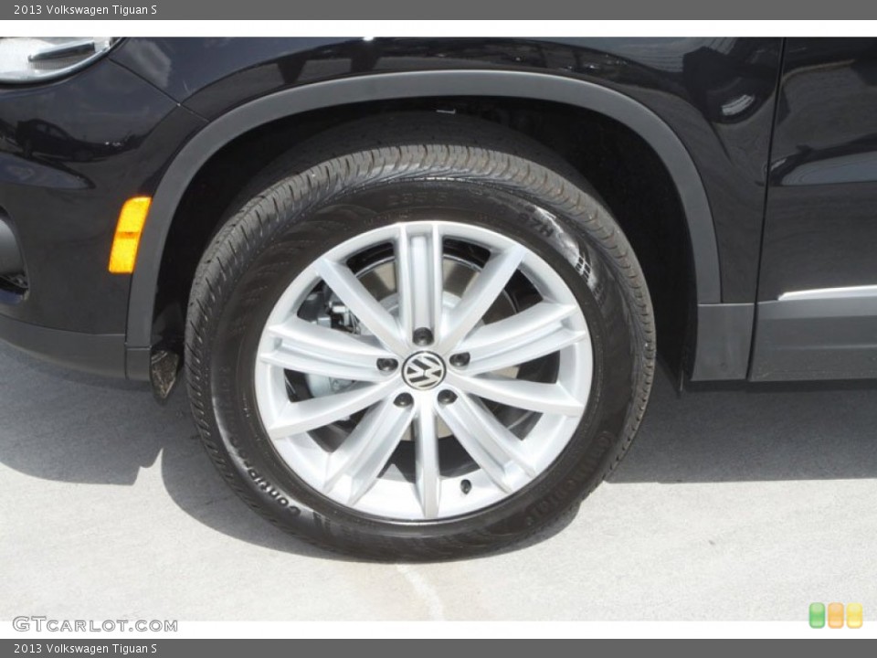 2013 Volkswagen Tiguan S Wheel and Tire Photo #68588843