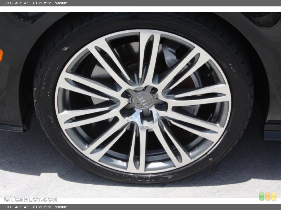 2012 Audi A7 3.0T quattro Premium Wheel and Tire Photo #68591939
