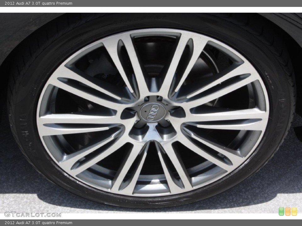 2012 Audi A7 3.0T quattro Premium Wheel and Tire Photo #68591956