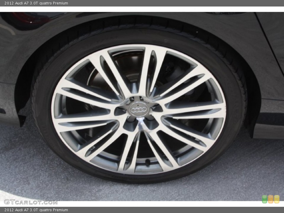 2012 Audi A7 3.0T quattro Premium Wheel and Tire Photo #68591993