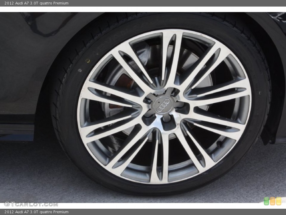 2012 Audi A7 3.0T quattro Premium Wheel and Tire Photo #68591999
