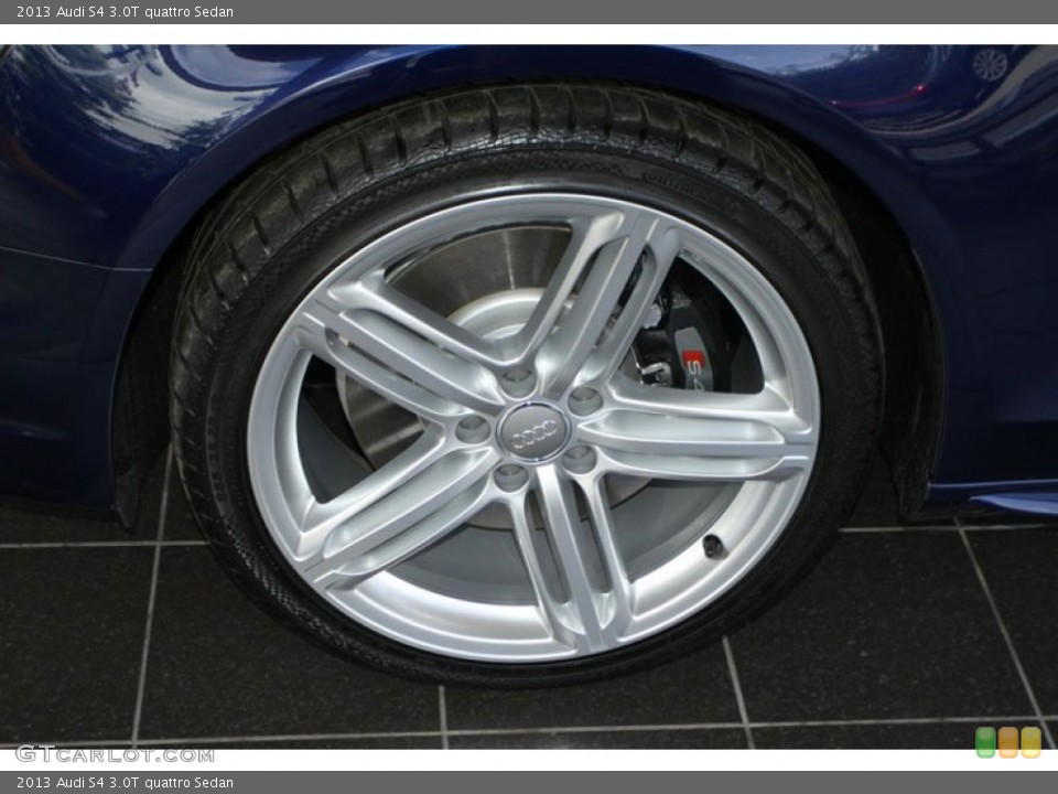 2013 Audi S4 3.0T quattro Sedan Wheel and Tire Photo #68592503