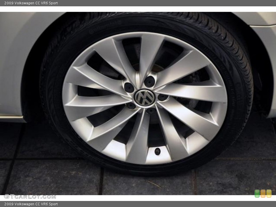 2009 Volkswagen CC VR6 Sport Wheel and Tire Photo #68595033