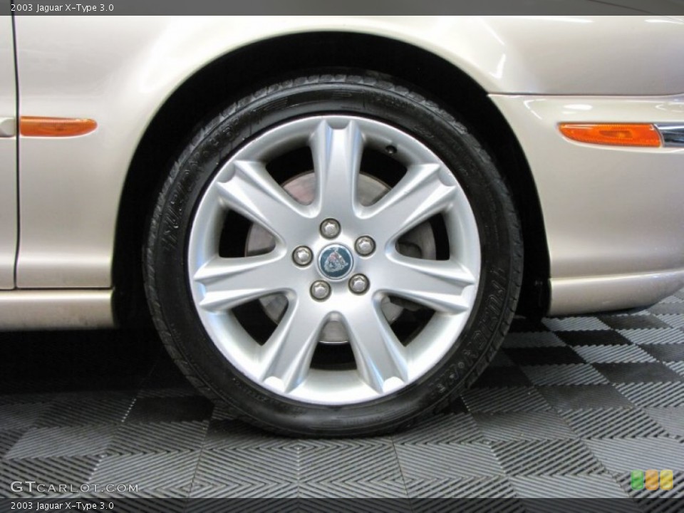 2003 Jaguar X-Type 3.0 Wheel and Tire Photo #68595183