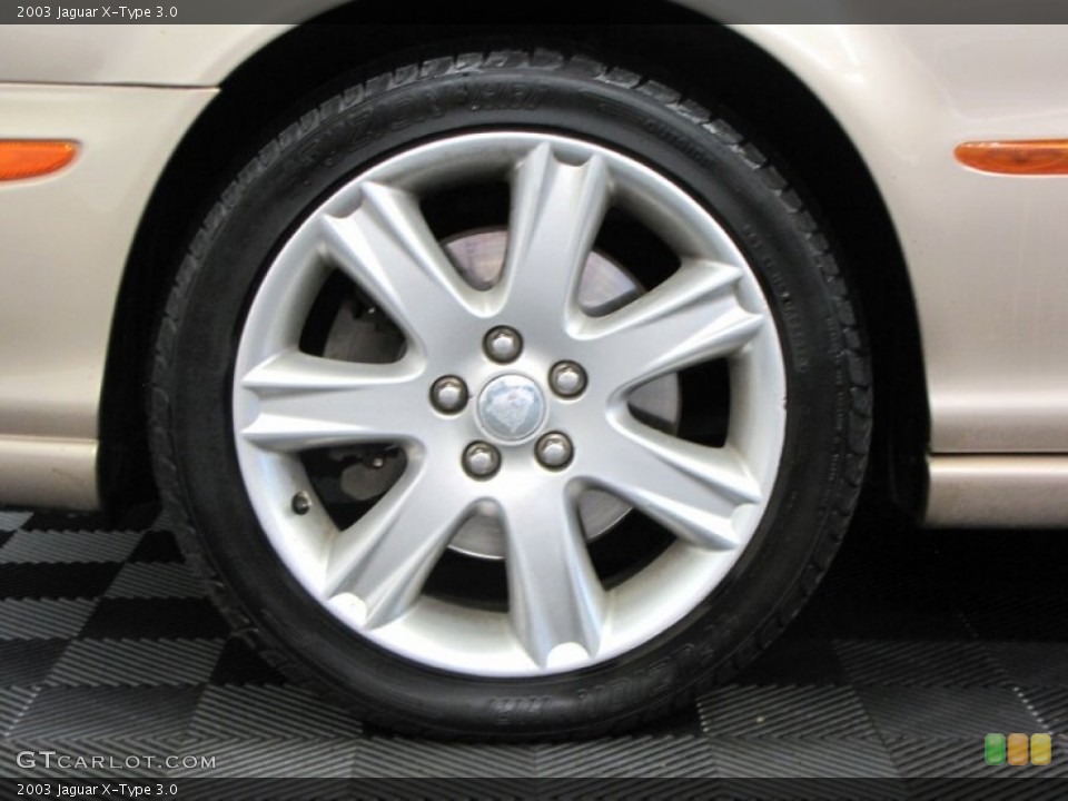 2003 Jaguar X-Type 3.0 Wheel and Tire Photo #68595203