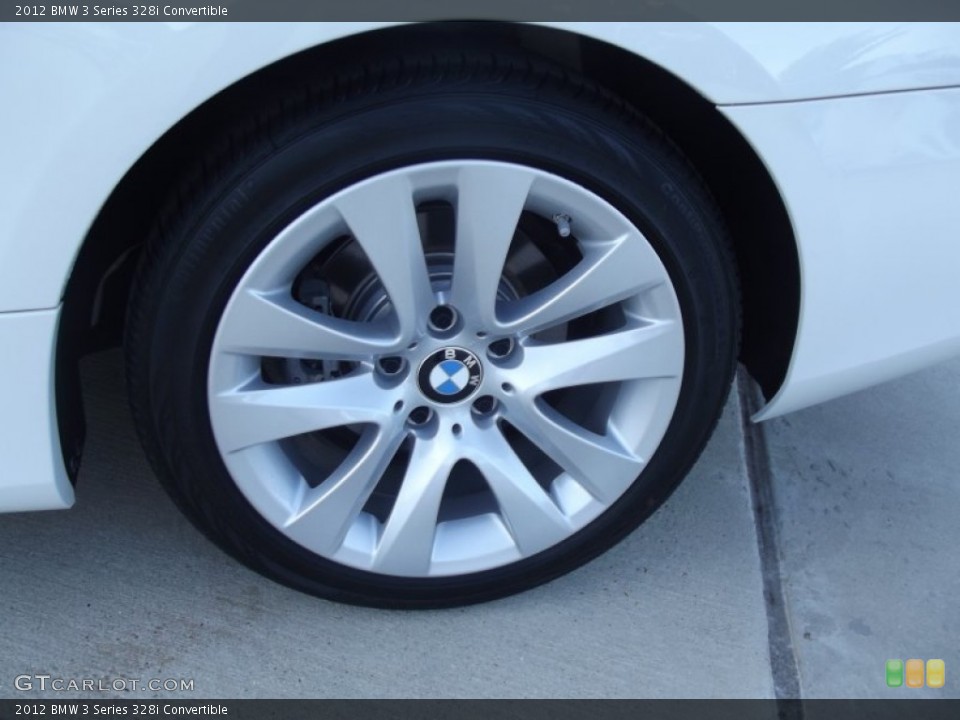 2012 BMW 3 Series 328i Convertible Wheel and Tire Photo #68601647