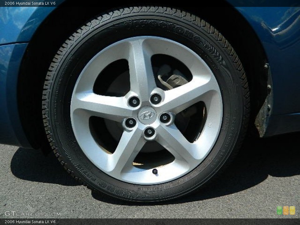 2006 Hyundai Sonata LX V6 Wheel and Tire Photo #68601740