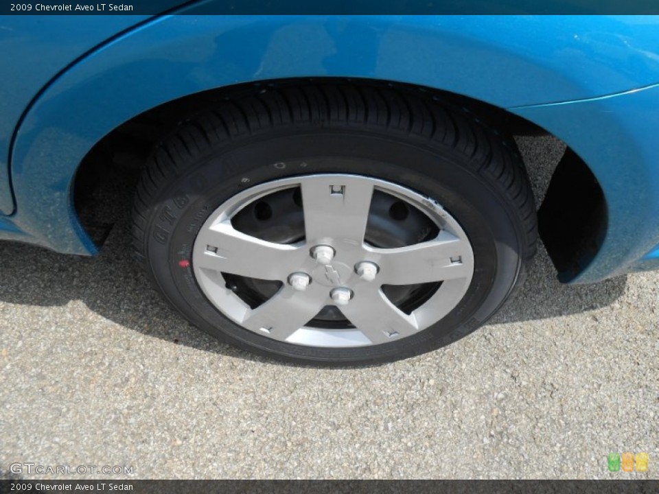 2009 Chevrolet Aveo LT Sedan Wheel and Tire Photo #68602209