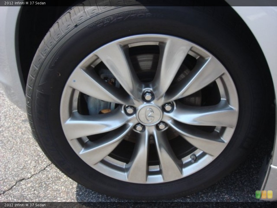 2012 Infiniti M 37 Sedan Wheel and Tire Photo #68602937