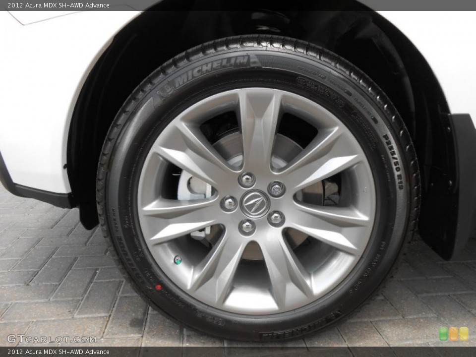 2012 Acura MDX SH-AWD Advance Wheel and Tire Photo #68608163