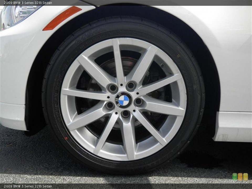 2009 BMW 3 Series 328i Sedan Wheel and Tire Photo #68611247