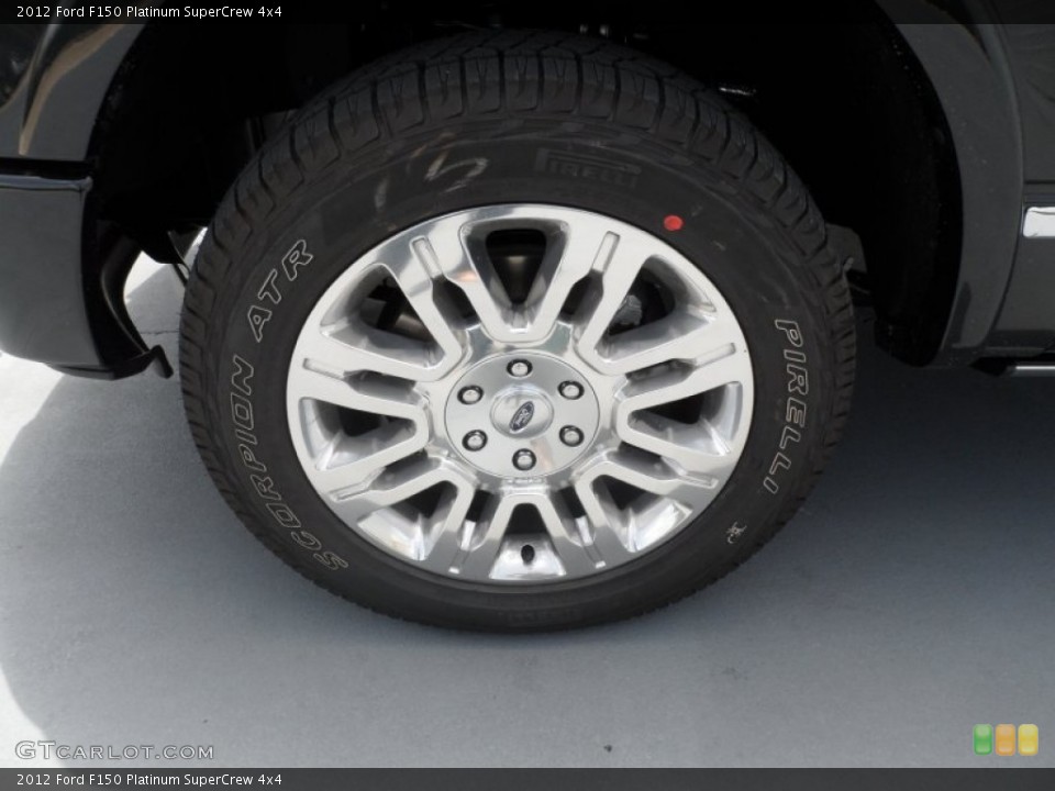 2012 Ford F150 Platinum SuperCrew 4x4 Wheel and Tire Photo #68613992