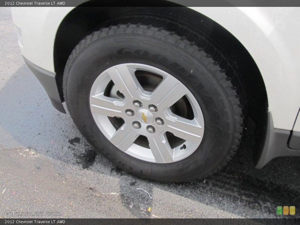 2012 Chevrolet Traverse LT AWD Wheel and Tire Photo #68618282