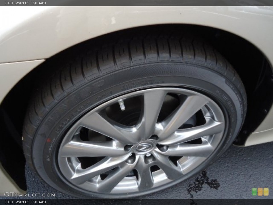 2013 Lexus GS 350 AWD Wheel and Tire Photo #68619668