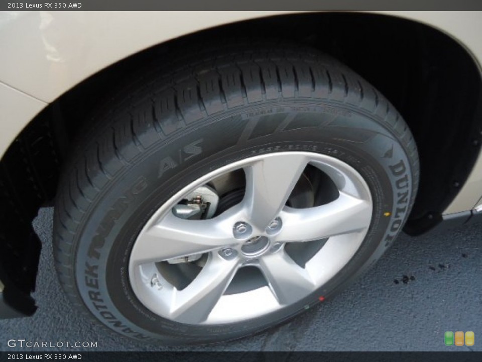 2013 Lexus RX 350 AWD Wheel and Tire Photo #68620007