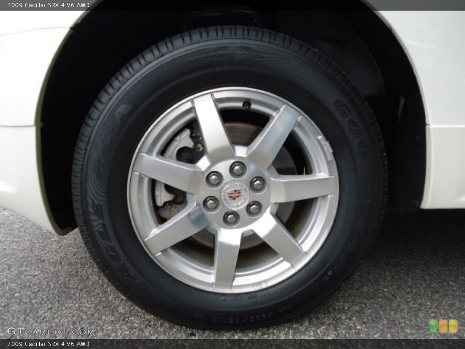 2009 Cadillac SRX 4 V6 AWD Wheel and Tire Photo #68622272