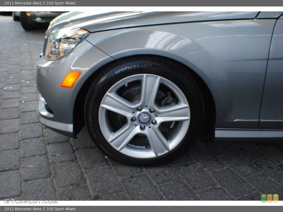 2011 Mercedes-Benz C 300 Sport 4Matic Wheel and Tire Photo #68623538