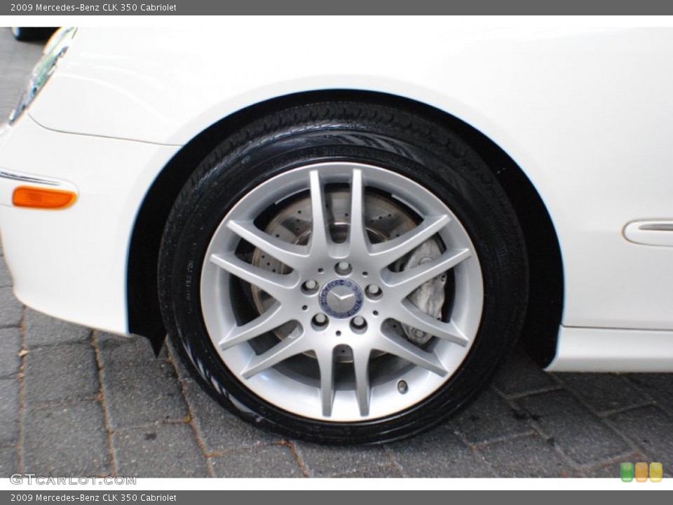 2009 Mercedes-Benz CLK 350 Cabriolet Wheel and Tire Photo #68623887