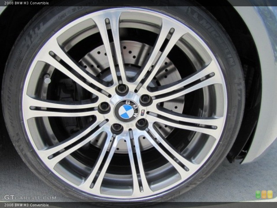 2008 BMW M3 Convertible Wheel and Tire Photo #68625340