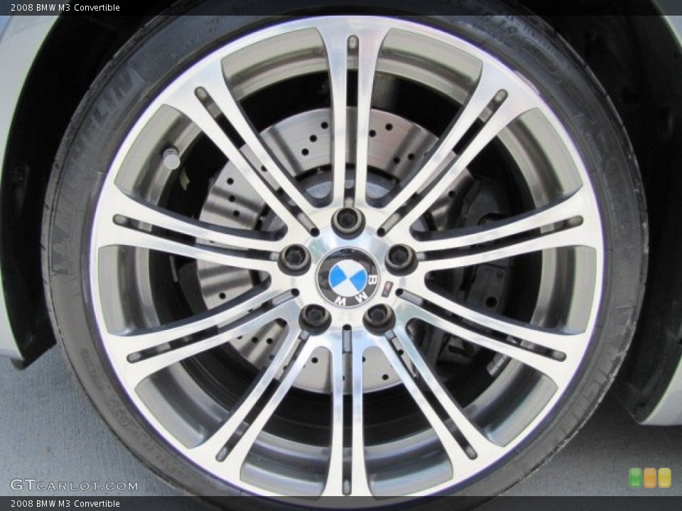 2008 BMW M3 Convertible Wheel and Tire Photo #68625346