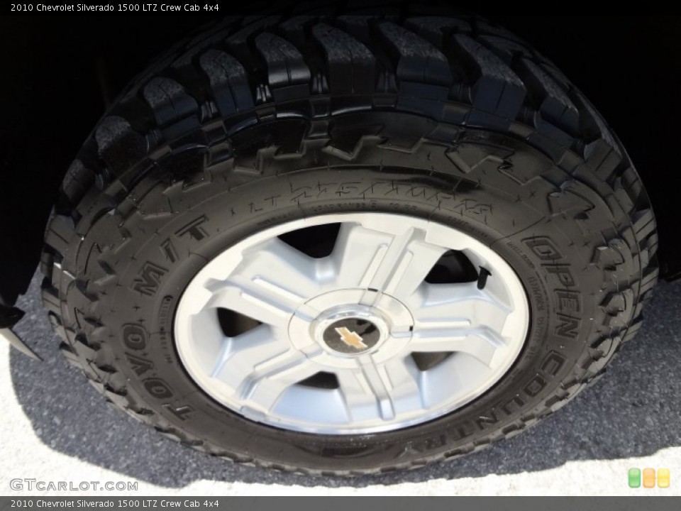 2010 Chevrolet Silverado 1500 LTZ Crew Cab 4x4 Wheel and Tire Photo #68627893