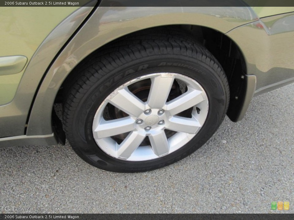 2006 Subaru Outback 2.5i Limited Wagon Wheel and Tire Photo #68629430