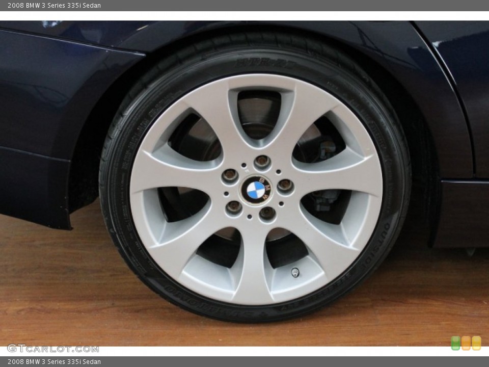 2008 BMW 3 Series 335i Sedan Wheel and Tire Photo #68632831