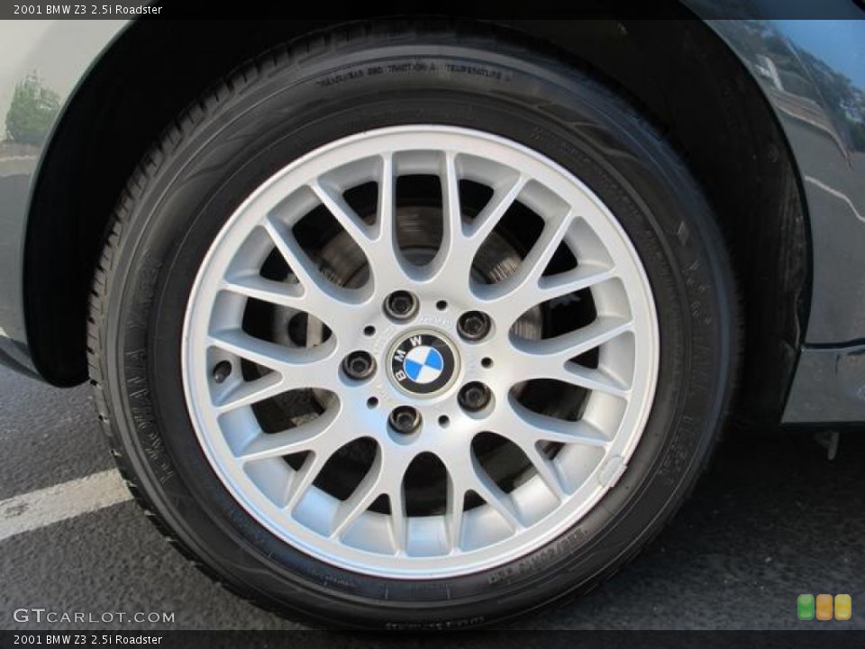 2001 BMW Z3 2.5i Roadster Wheel and Tire Photo #68634094