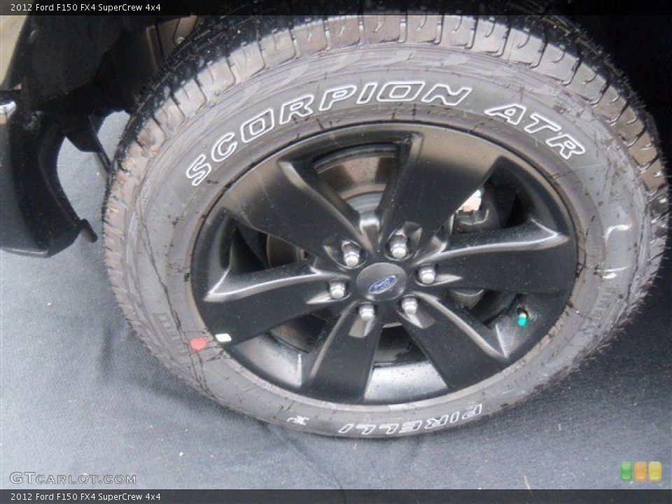 2012 Ford F150 FX4 SuperCrew 4x4 Wheel and Tire Photo #68639920