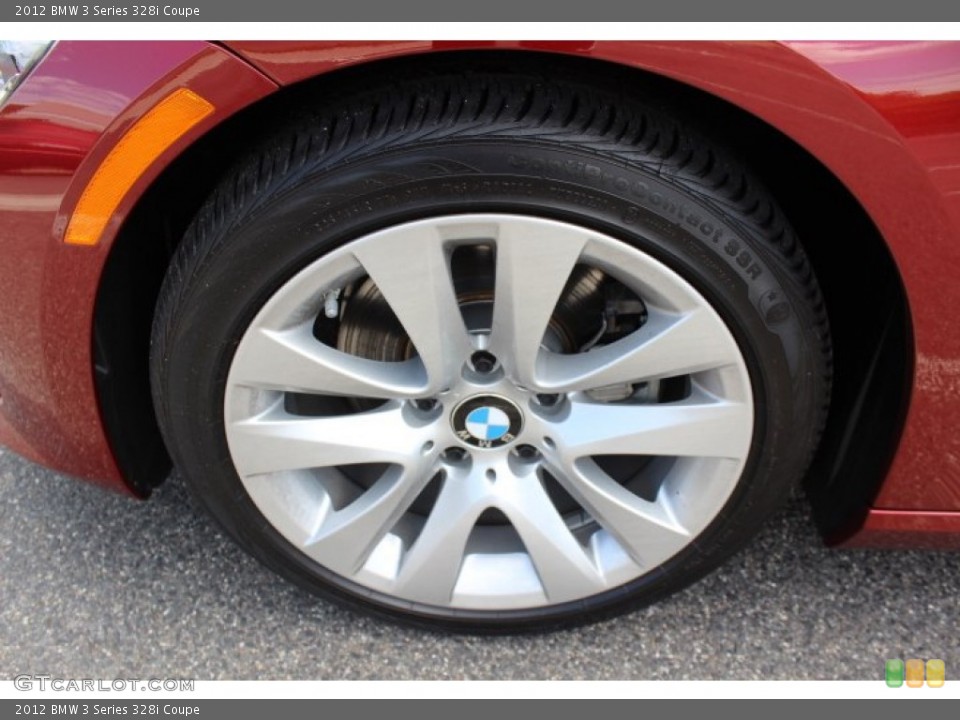 2012 BMW 3 Series 328i Coupe Wheel and Tire Photo #68641597
