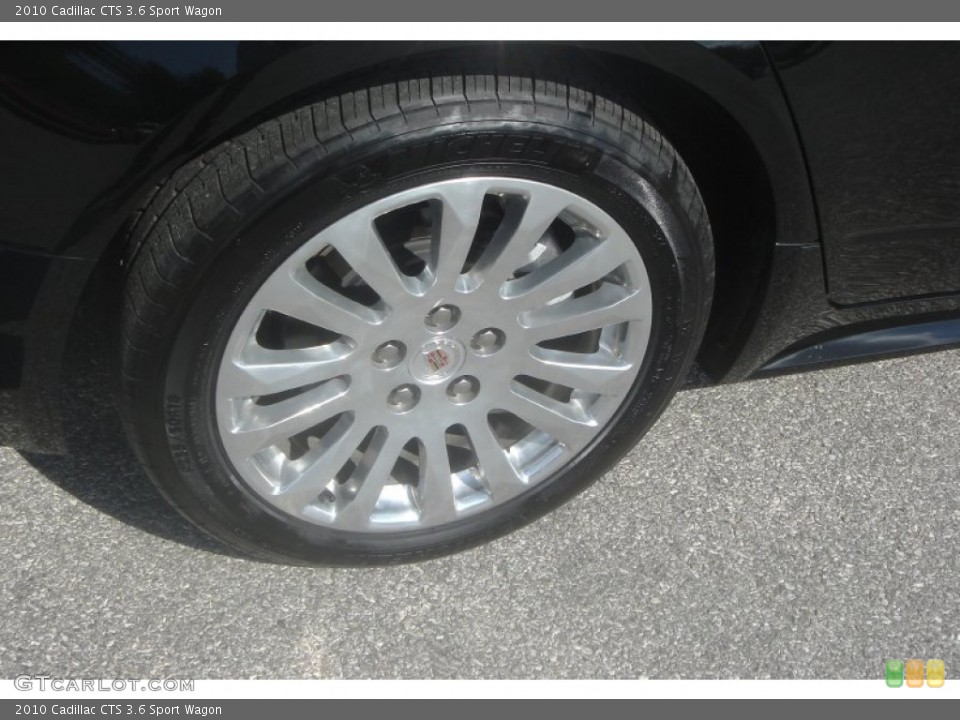 2010 Cadillac CTS 3.6 Sport Wagon Wheel and Tire Photo #68642125