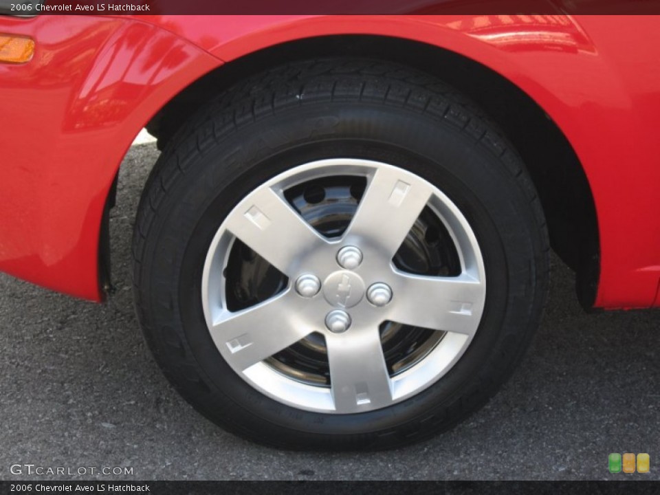 2006 Chevrolet Aveo LS Hatchback Wheel and Tire Photo #68642863