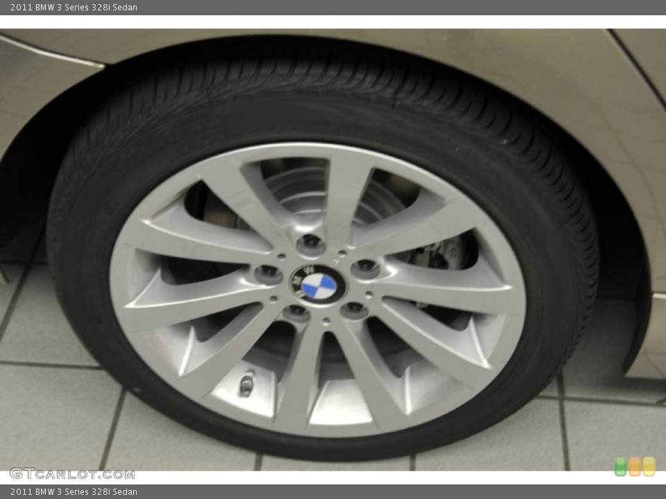 2011 BMW 3 Series 328i Sedan Wheel and Tire Photo #68646931